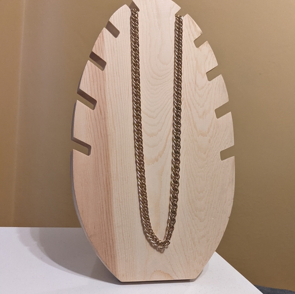 Dynamite long gold tone chain - unisex - Picture 12 of 14